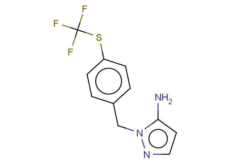 1-({4-[(trifluoromethyl)sulfanyl]phenyl}methyl)-1H-pyrazol-5-amine