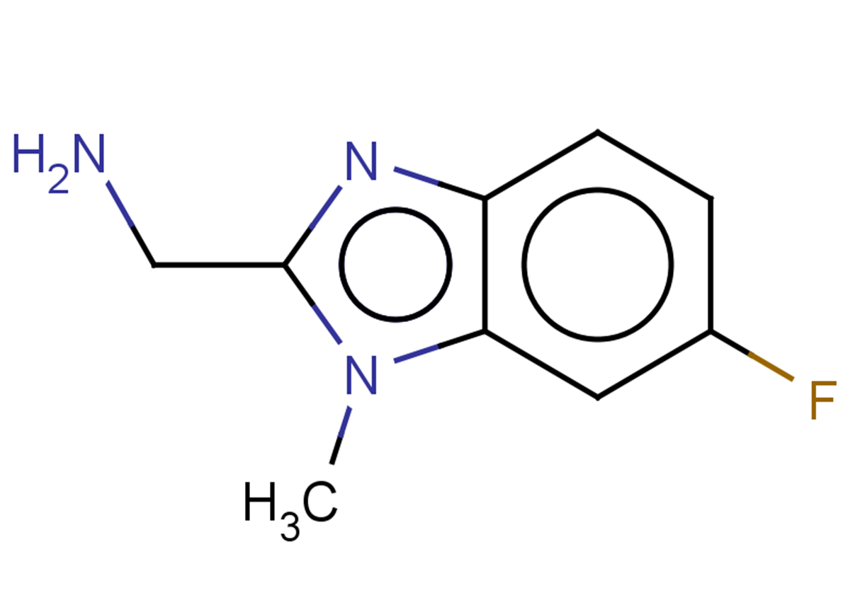 (6-fluoro-1-methyl-1H-1,3-benzodiazol-2-yl)methanamine