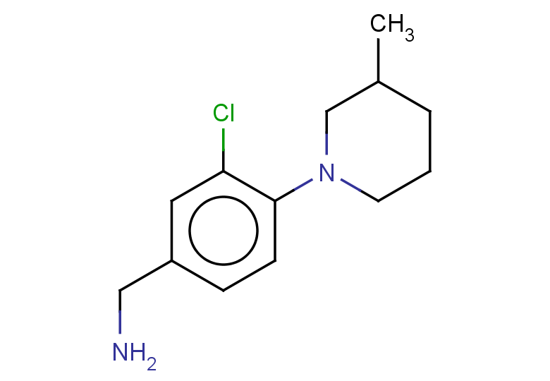 [3-chloro-4-(3-methylpiperidin-1-yl)phenyl]methanamine