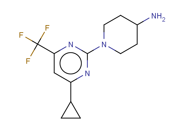 1-[4-cyclopropyl-6-(trifluoromethyl)pyrimidin-2-yl]piperidin-4-amine