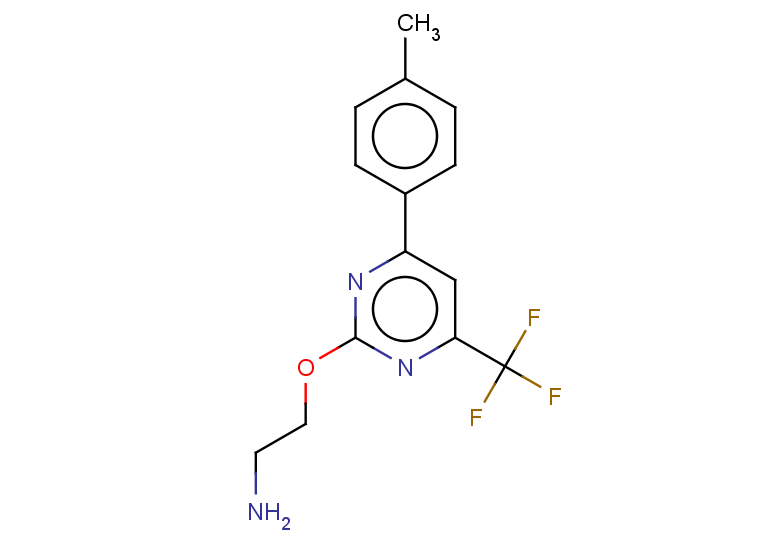 2-{[4-(4-methylphenyl)-6-(trifluoromethyl)pyrimidin-2-yl]oxy}ethan-1-amine