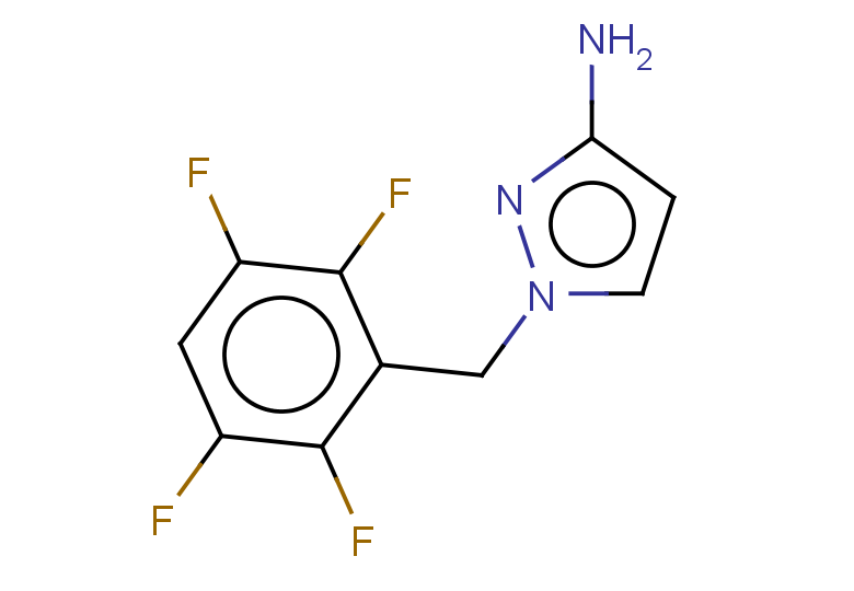 1-[(2,3,5,6-tetrafluorophenyl)methyl]-1H-pyrazol-3-amine