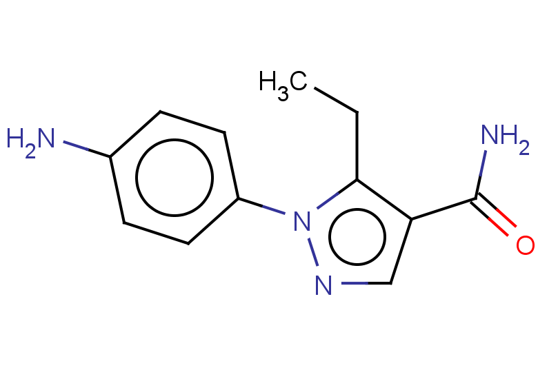 1-(4-aminophenyl)-5-ethyl-1H-pyrazole-4-carboxamide