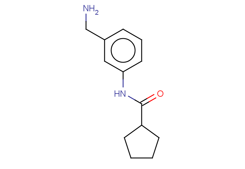 N-[3-(aminomethyl)phenyl]cyclopentanecarboxamide