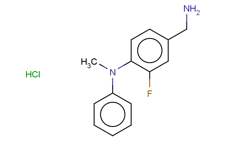 4-(aminomethyl)-2-fluoro-N-methyl-N-phenylaniline hydrochloride