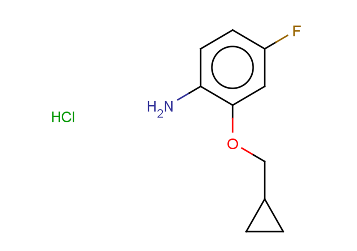 2-(cyclopropylmethoxy)-4-fluoroaniline hydrochloride
