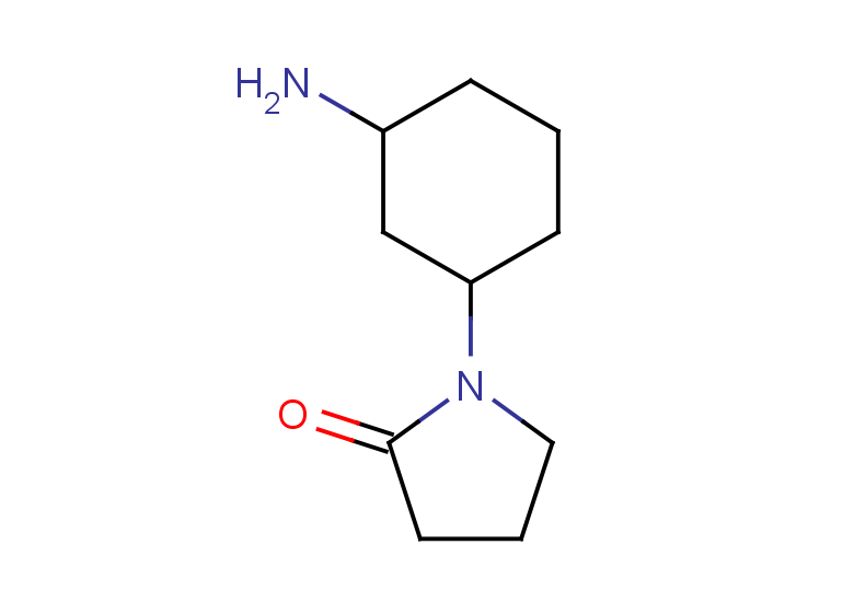 1-(3-aminocyclohexyl)pyrrolidin-2-one