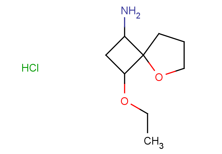 3-ethoxy-5-oxaspiro[3.4]octan-1-amine hydrochloride, Mixture of diastereomers