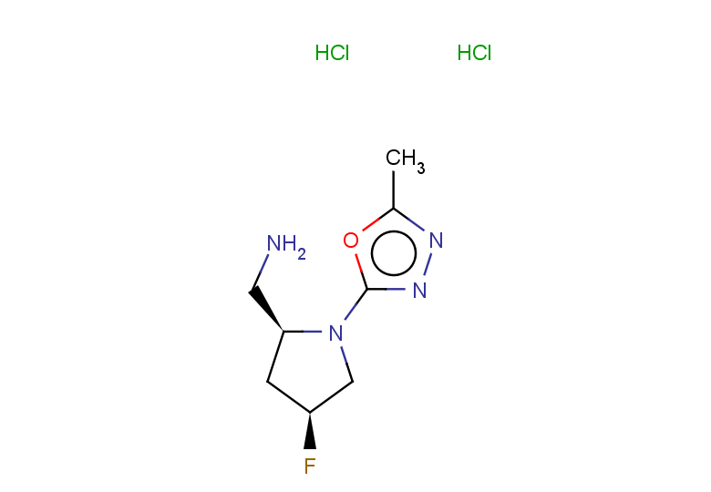 [(2S,4S)-4-fluoro-1-(5-methyl-1,3,4-oxadiazol-2-yl)pyrrolidin-2-yl]methanamine dihydrochloride