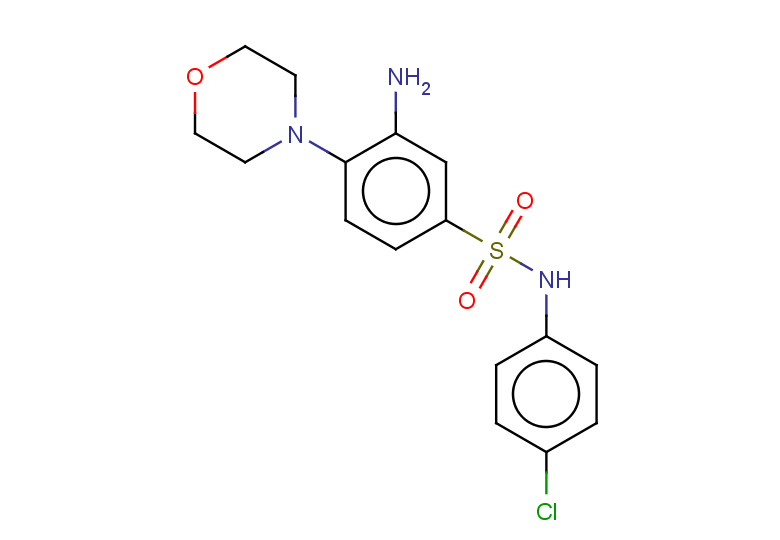3-amino-N-(4-chlorophenyl)-4-(morpholin-4-yl)benzene-1-sulfonamide