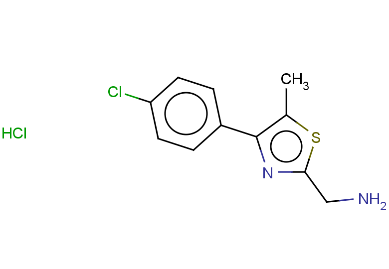 [4-(4-chlorophenyl)-5-methyl-1,3-thiazol-2-yl]methanamine hydrochloride