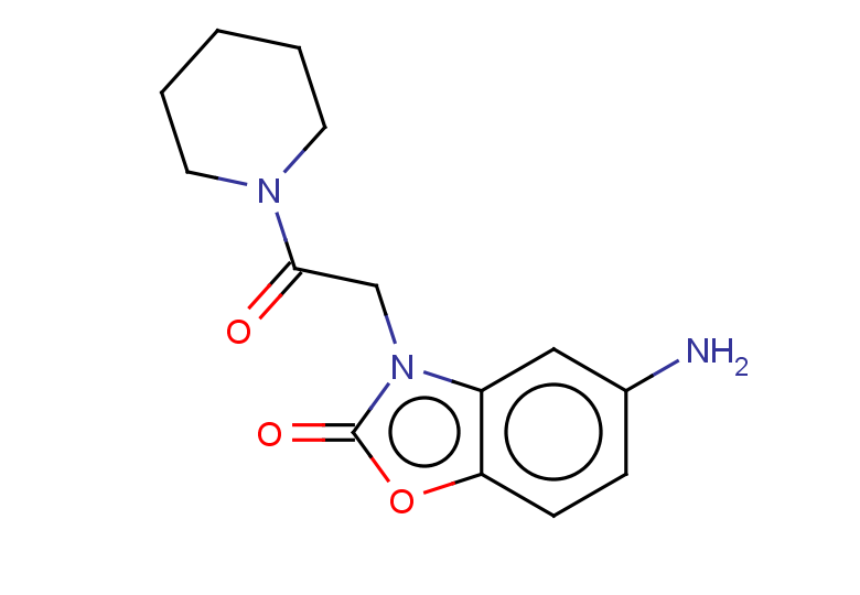 5-amino-3-[2-oxo-2-(piperidin-1-yl)ethyl]-2,3-dihydro-1,3-benzoxazol-2-one