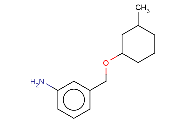 3-{[(3-methylcyclohexyl)oxy]methyl}aniline