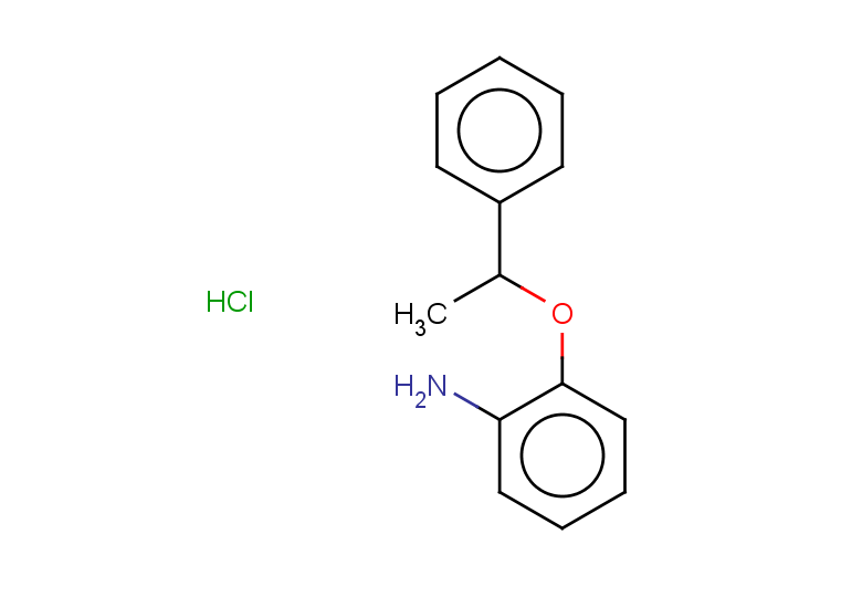 2-(1-phenylethoxy)aniline hydrochloride