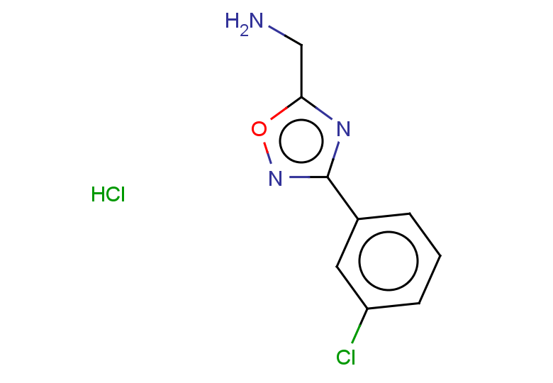 [3-(3-chlorophenyl)-1,2,4-oxadiazol-5-yl]methanamine hydrochloride