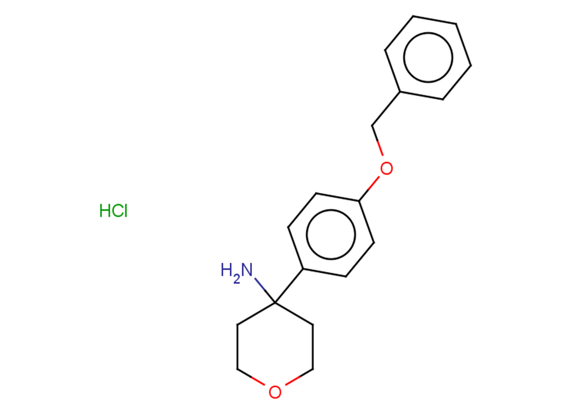 4-[4-(benzyloxy)phenyl]oxan-4-amine hydrochloride