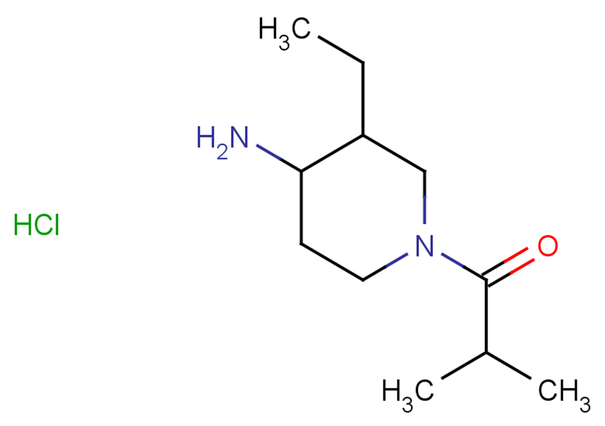1-(4-amino-3-ethylpiperidin-1-yl)-2-methylpropan-1-one hydrochloride