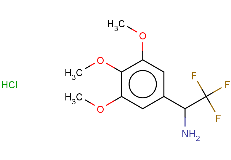 2,2,2-trifluoro-1-(3,4,5-trimethoxyphenyl)ethan-1-amine hydrochloride