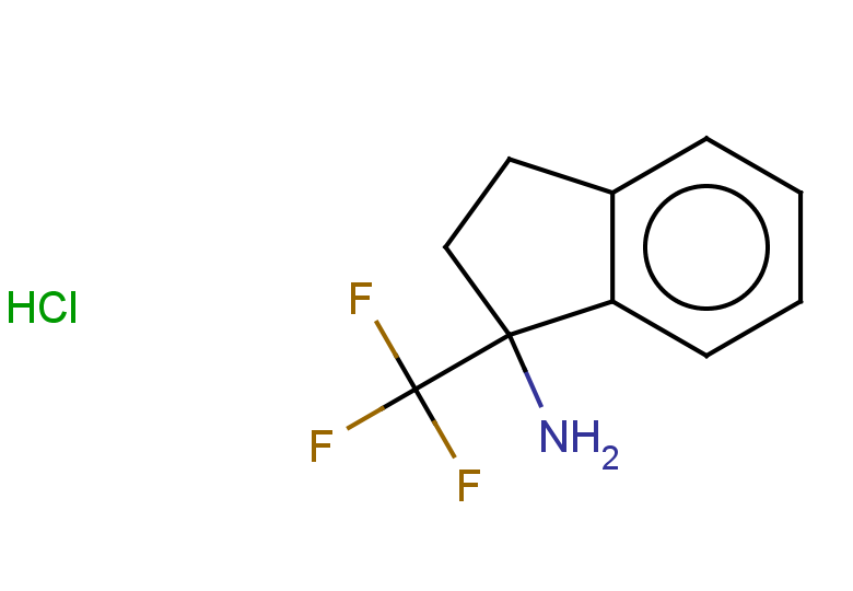 1-(trifluoromethyl)-2,3-dihydro-1H-inden-1-amine hydrochloride