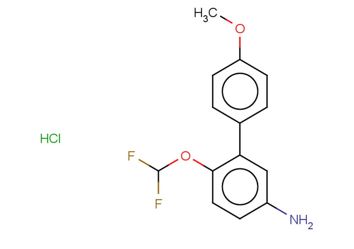 4-(difluoromethoxy)-3-(4-methoxyphenyl)aniline hydrochloride