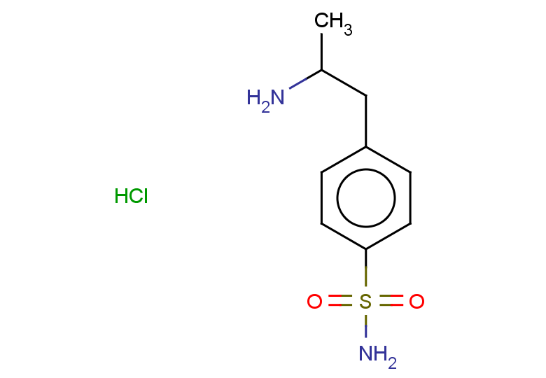 4-(2-aminopropyl)benzene-1-sulfonamide hydrochloride