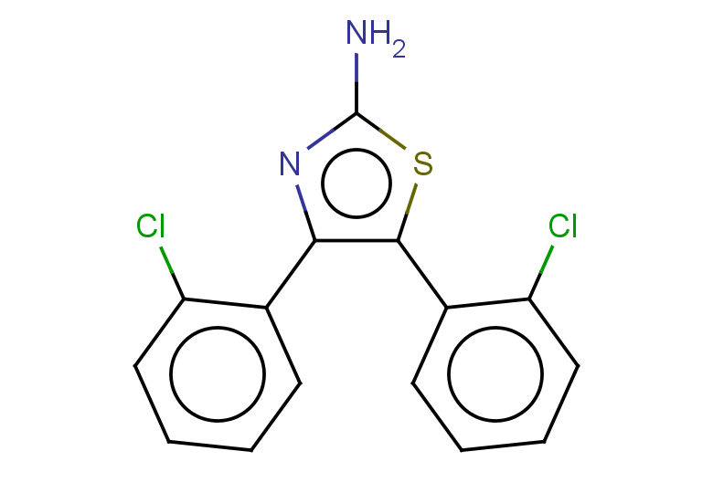 bis(2-chlorophenyl)-1,3-thiazol-2-amine