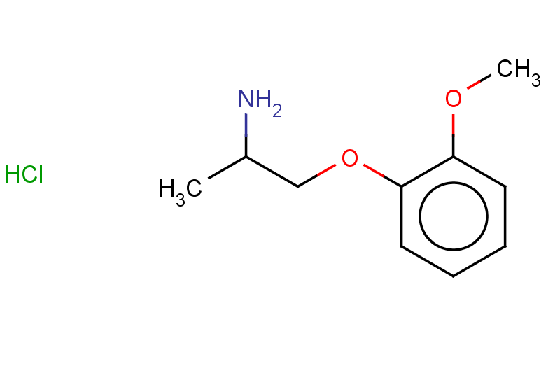 1-(2-aminopropoxy)-2-methoxybenzene hydrochloride