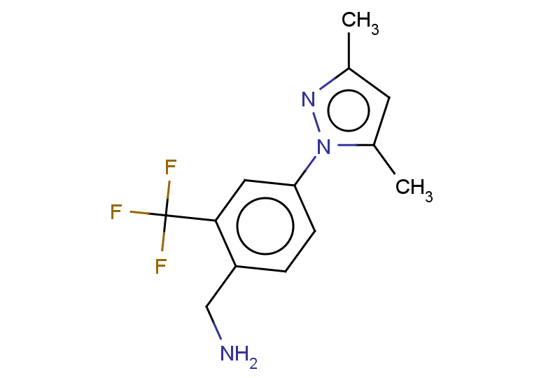 [4-(3,5-dimethyl-1H-pyrazol-1-yl)-2-(trifluoromethyl)phenyl]methanamine