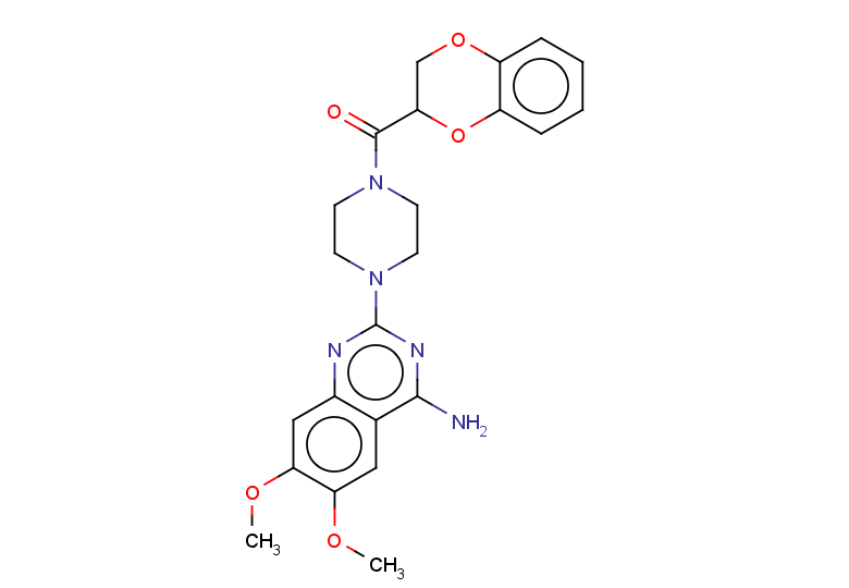 2-[4-(2,3-dihydro-1,4-benzodioxine-2-carbonyl)piperazin-1-yl]-6,7-dimethoxyquinazolin-4-amine