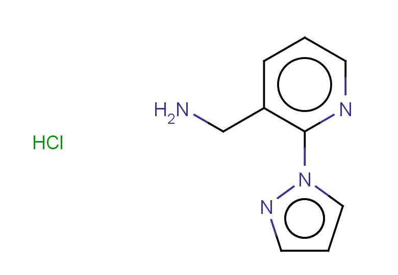 [2-(1H-pyrazol-1-yl)pyridin-3-yl]methanamine hydrochloride