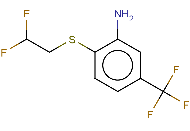 2-[(2,2-difluoroethyl)sulfanyl]-5-(trifluoromethyl)aniline