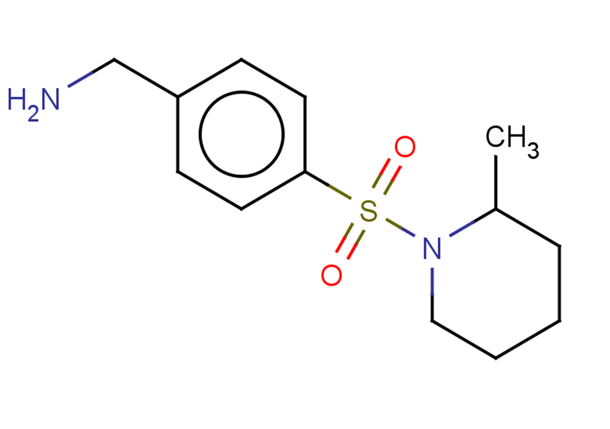 {4-[(2-methylpiperidin-1-yl)sulfonyl]phenyl}methanamine