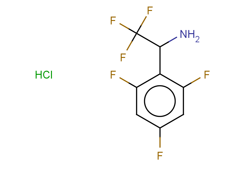 2,2,2-trifluoro-1-(2,4,6-trifluorophenyl)ethan-1-amine hydrochloride