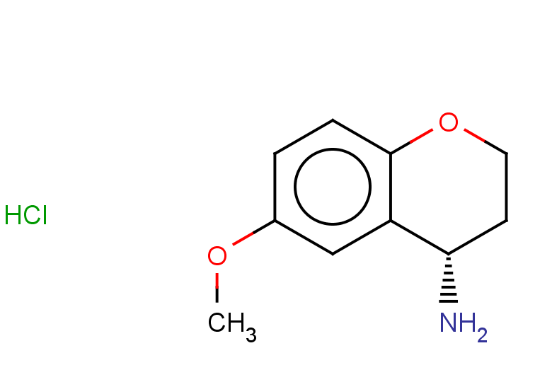(4S)-6-methoxy-3,4-dihydro-2H-1-benzopyran-4-amine hydrochloride