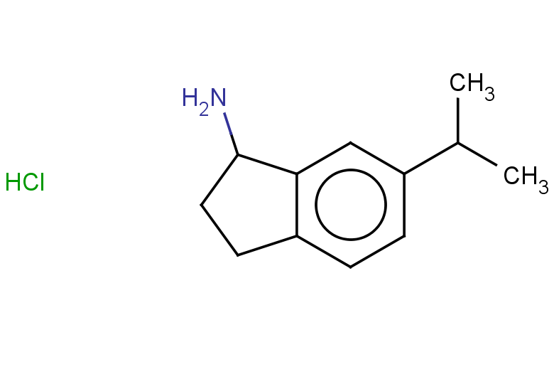 6-(propan-2-yl)-2,3-dihydro-1H-inden-1-amine hydrochloride