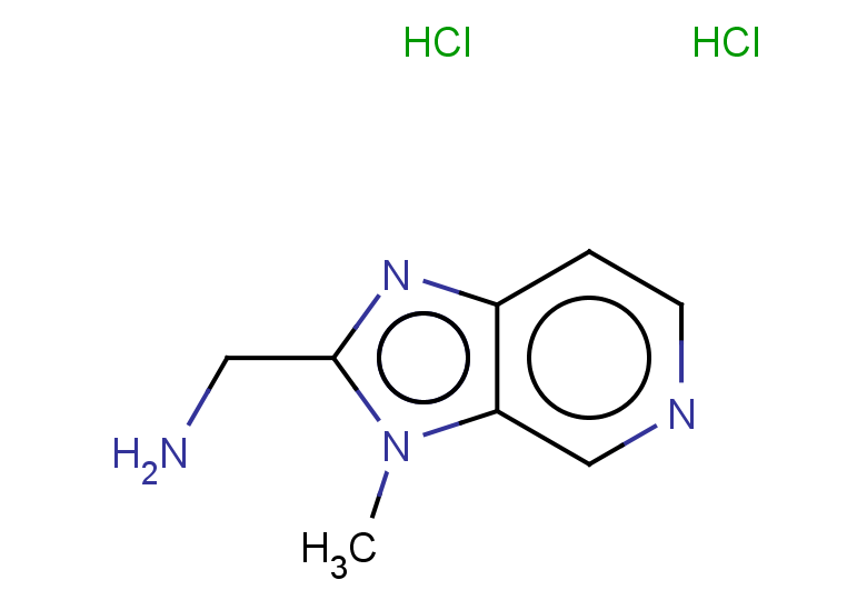 {3-methyl-3H-imidazo[4,5-c]pyridin-2-yl}methanamine dihydrochloride