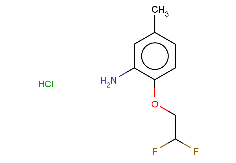 2-(2,2-difluoroethoxy)-5-methylaniline hydrochloride