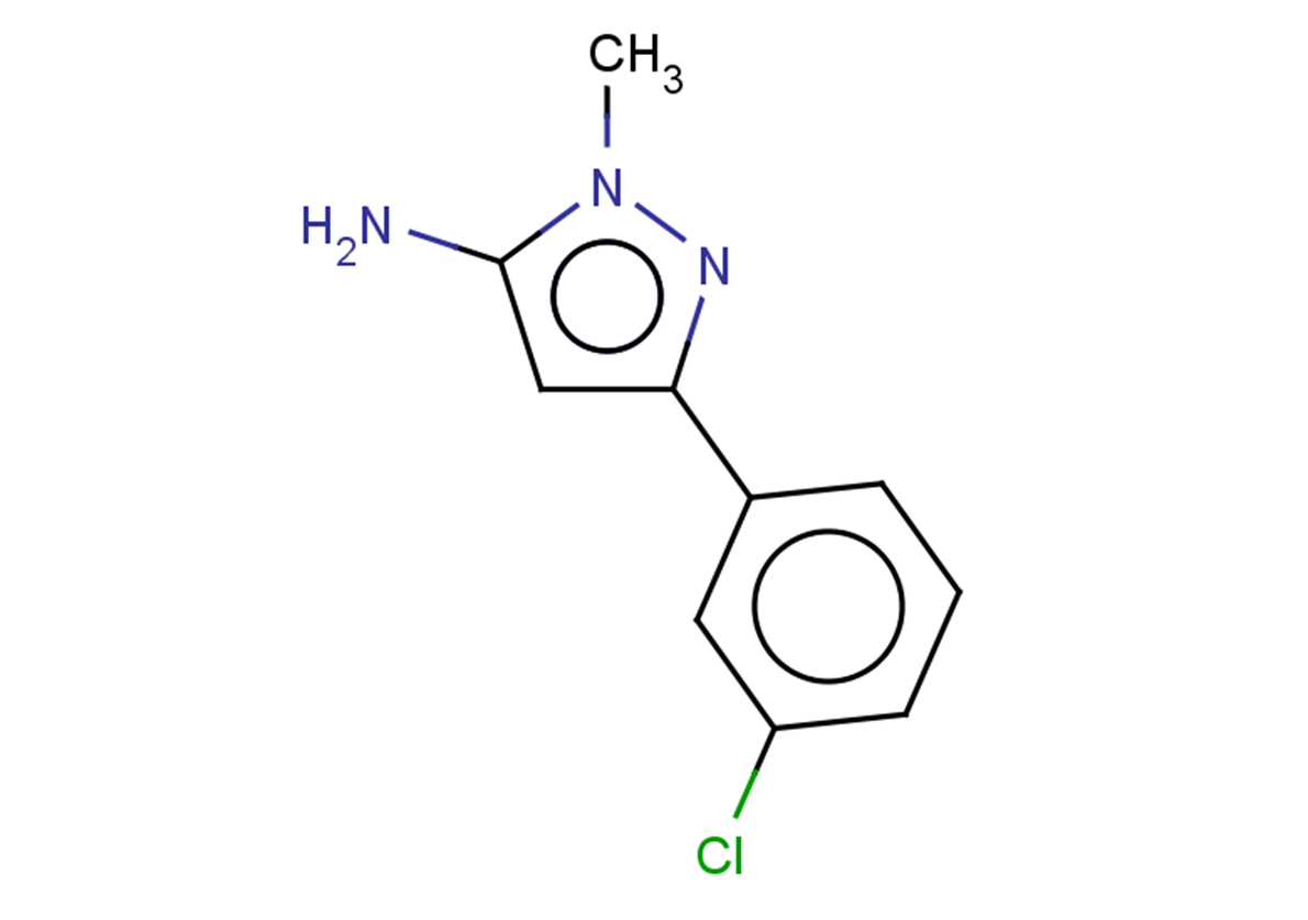 3-(3-chlorophenyl)-1-methyl-1H-pyrazol-5-amine