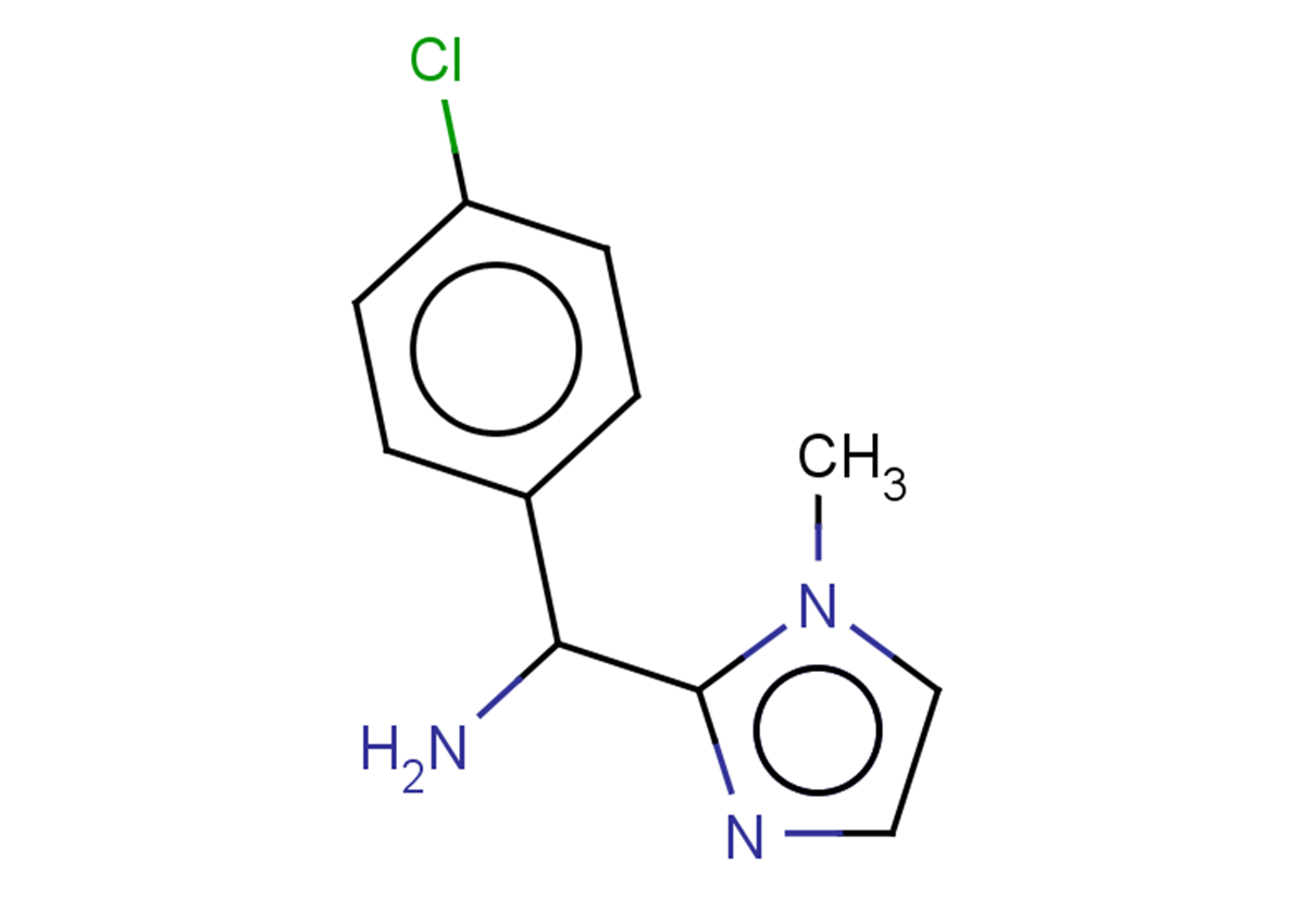 (4-chlorophenyl)(1-methyl-1H-imidazol-2-yl)methanamine
