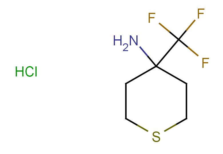 4-(trifluoromethyl)thian-4-amine hydrochloride