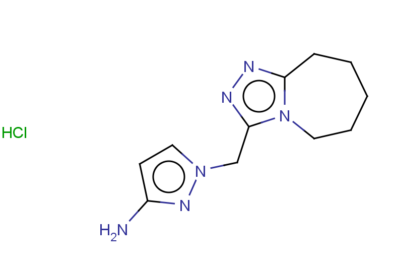 1-({5H,6H,7H,8H,9H-[1,2,4]triazolo[4,3-a]azepin-3-yl}methyl)-1H-pyrazol-3-amine hydrochloride