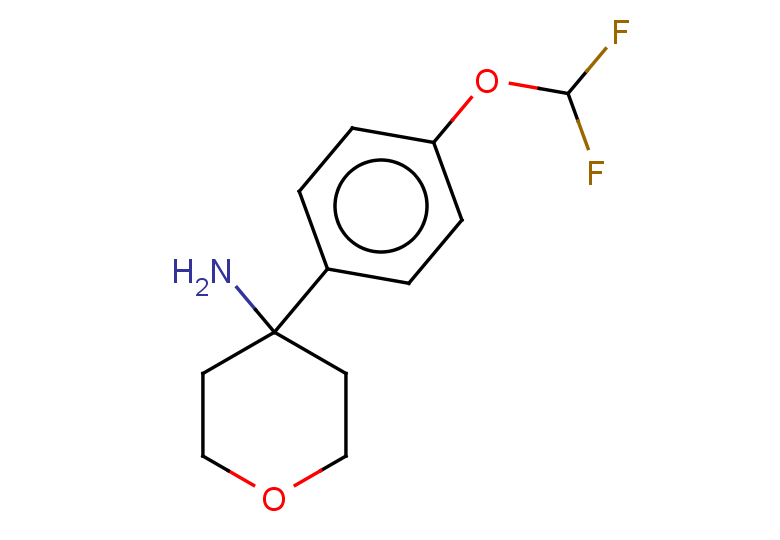 4-[4-(difluoromethoxy)phenyl]oxan-4-amine