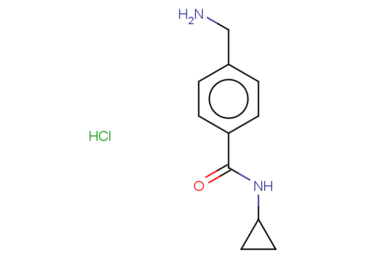 4-(aminomethyl)-N-cyclopropylbenzamide hydrochloride