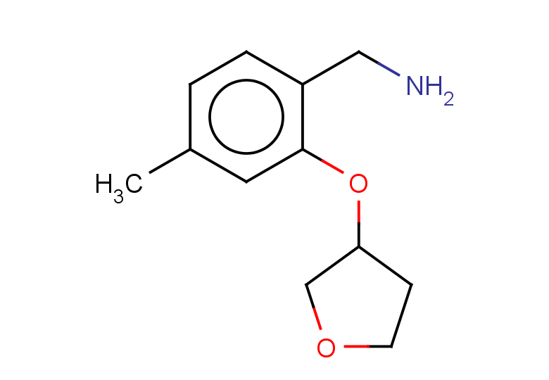 [4-methyl-2-(oxolan-3-yloxy)phenyl]methanamine