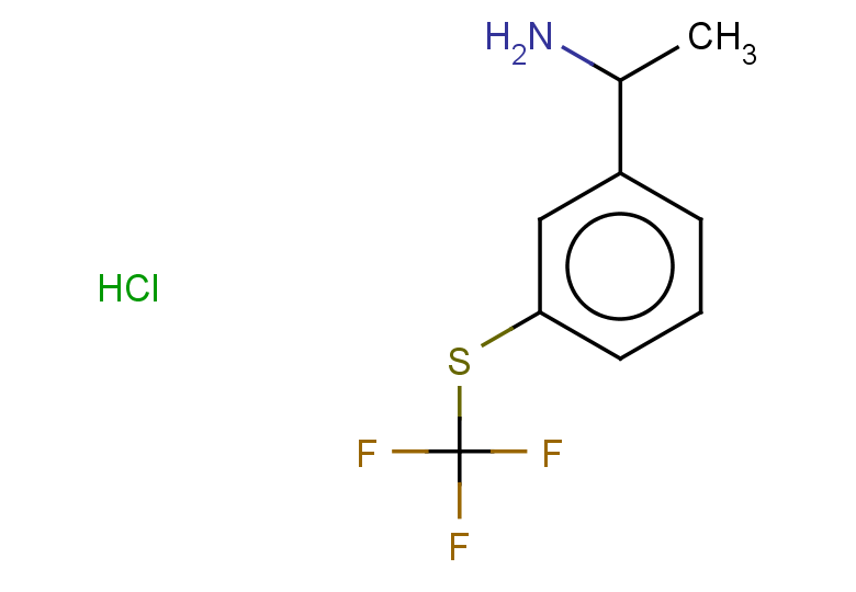 1-{3-[(trifluoromethyl)sulfanyl]phenyl}ethan-1-amine hydrochloride