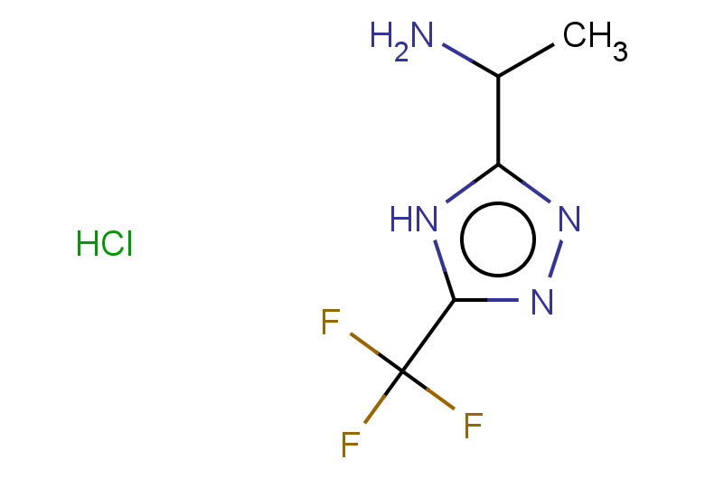 1-[5-(trifluoromethyl)-4H-1,2,4-triazol-3-yl]ethan-1-amine hydrochloride