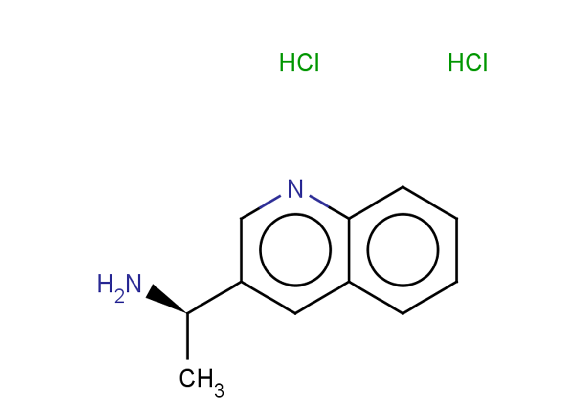 (1R)-1-(quinolin-3-yl)ethan-1-amine dihydrochloride
