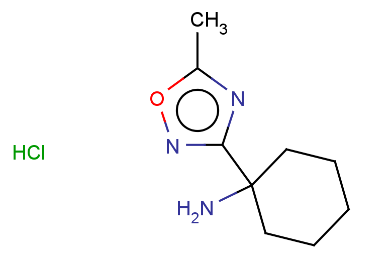 1-(5-methyl-1,2,4-oxadiazol-3-yl)cyclohexan-1-amine hydrochloride