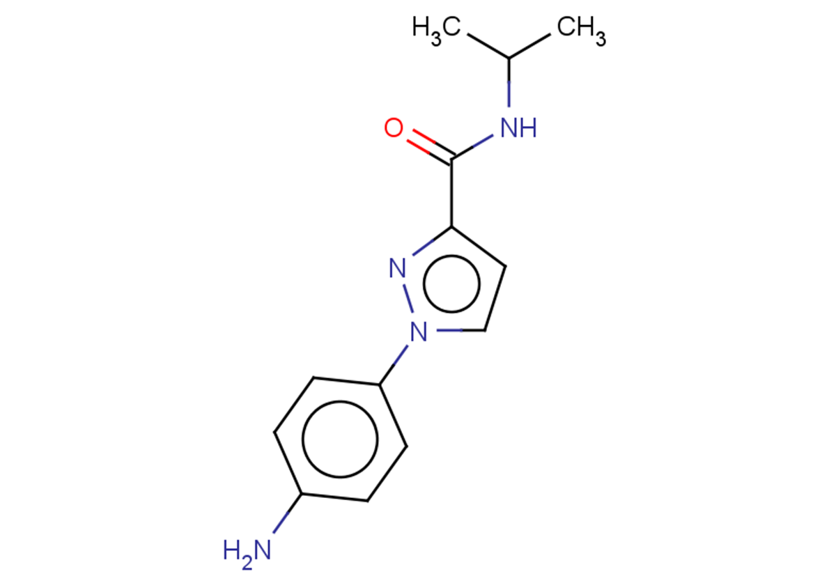 1-(4-aminophenyl)-N-(propan-2-yl)-1H-pyrazole-3-carboxamide
