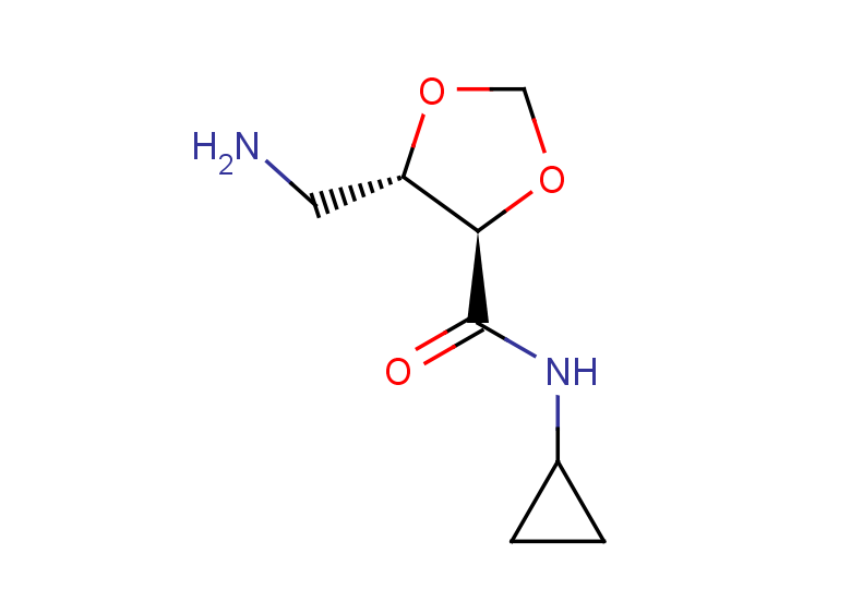 rac-(4R,5S)-5-(aminomethyl)-N-cyclopropyl-1,3-dioxolane-4-carboxamide